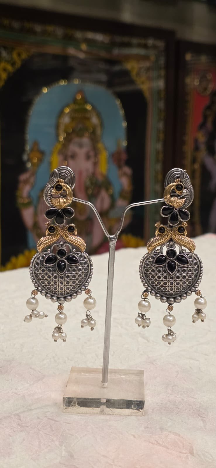 Lunara Cascading Gold Earrings (Style 1)